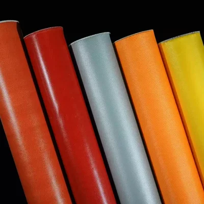 Fireproof Cloth Silicone Rubber Coated Glass Fibre Cloth Heat Insulation Glass Fiber Fabric