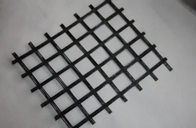 Uniaxial Biaxial Polyester Geogrid for Retaining Walls