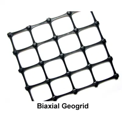OEM Polypropylene Biaxial Geogrids Supplier for Soil Reinforcement Road Construction