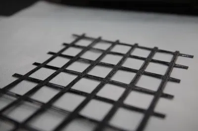 Uniaxial Biaxial Polyester Geogrid for Retaining Walls