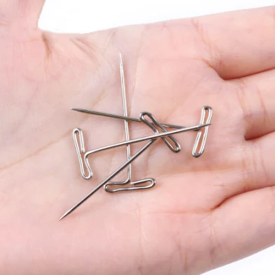 T Shape Needle Wig T Pins Needles for Wig Hold on Canvas Block Head Wig Toupee Making Hair Weaving Tools