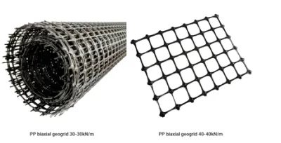 Concrete Grass Pavers30/30kn Plastic Customized Size Specifications and Color Manufacturers PP Biaxial Geogrid Geosynthetics Products