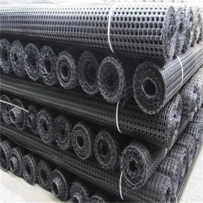 High Intensity Biaxial Glass Fiber Geogrid PP Plastic Biaxial Geogrid for Earth Working