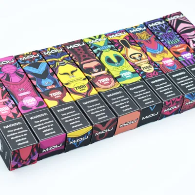 Southeast Asia Popular E-Cigarette Miou7000 Puffs Original Disposable Vape Bar and Portable Pod System Vape Device with 11 Flavors.
