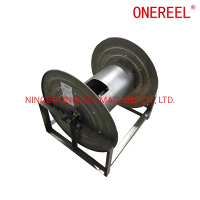 General Grease Air Hand Crank Reel 250 FT Hose Cable Reel