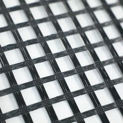Glass Fiber Fiberglass 30kn/M Geogrid for Road Bed Railway