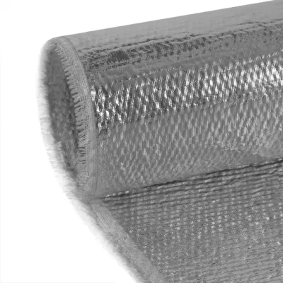 Aluminium Heat Shield Car Fiberglass Cloth Thermal Insulation Cloth