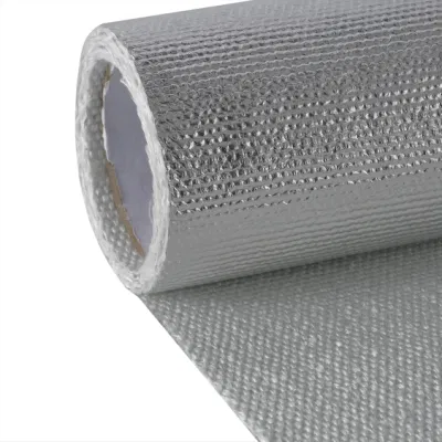 Aluminium Heat Shield Car Fiberglass Cloth Thermal Insulation Cloth