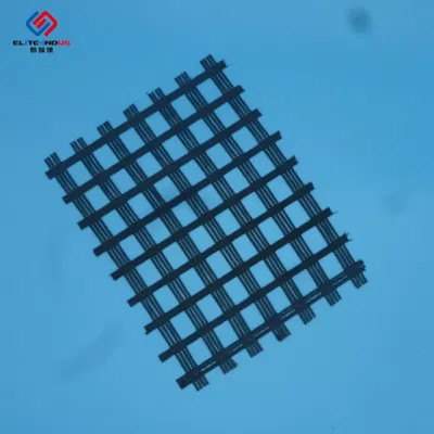 50kn Composite Geotextile Bitumen Paved Fiberglass Uniaxial Glass Fiber Geogrid