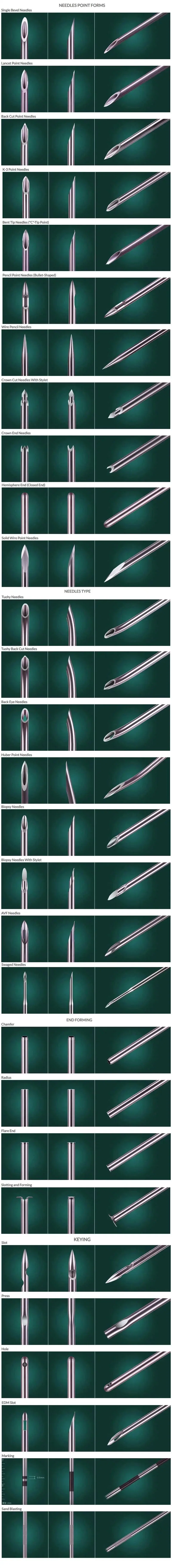 Shomea Customized Stainless Steel Implanter Transplant Needle with Slot