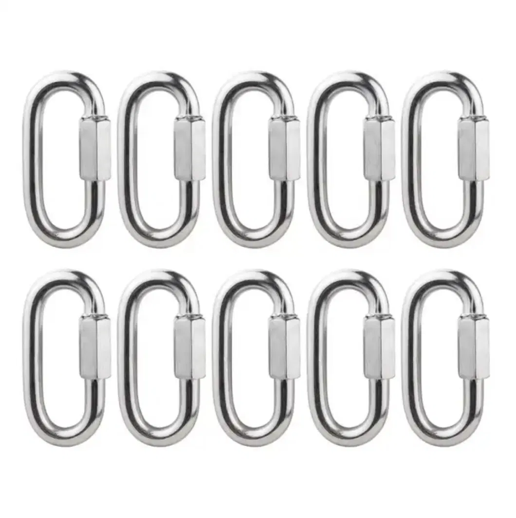 OEM Ring Connection Buckle Fastener Chain Quick Link 304 Snap Hooks