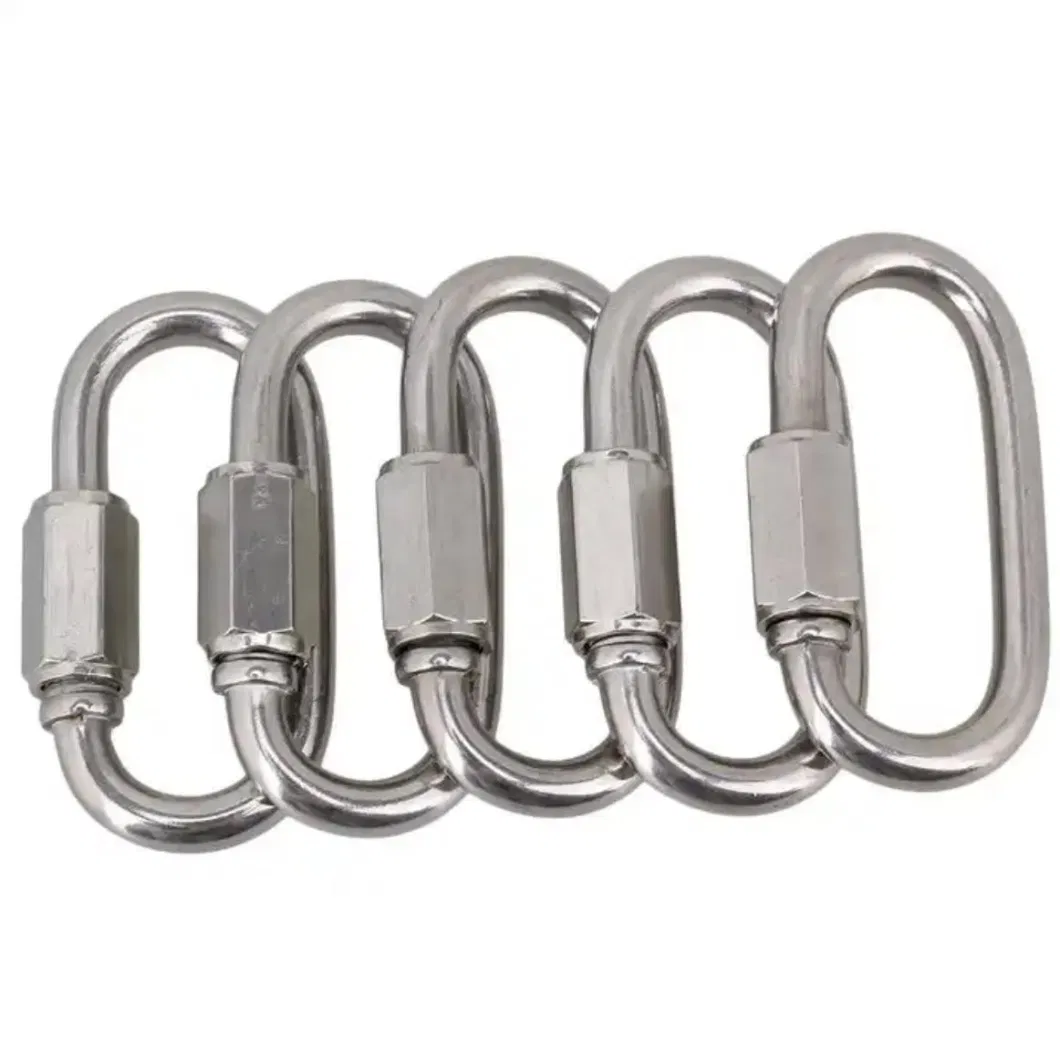 OEM Ring Connection Buckle Fastener Chain Quick Link 304 Snap Hooks