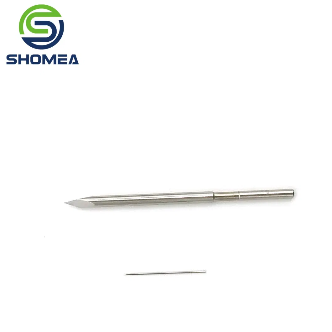 Customized Laser Marking Stainless Steel Lancet Needle with Cut Slot