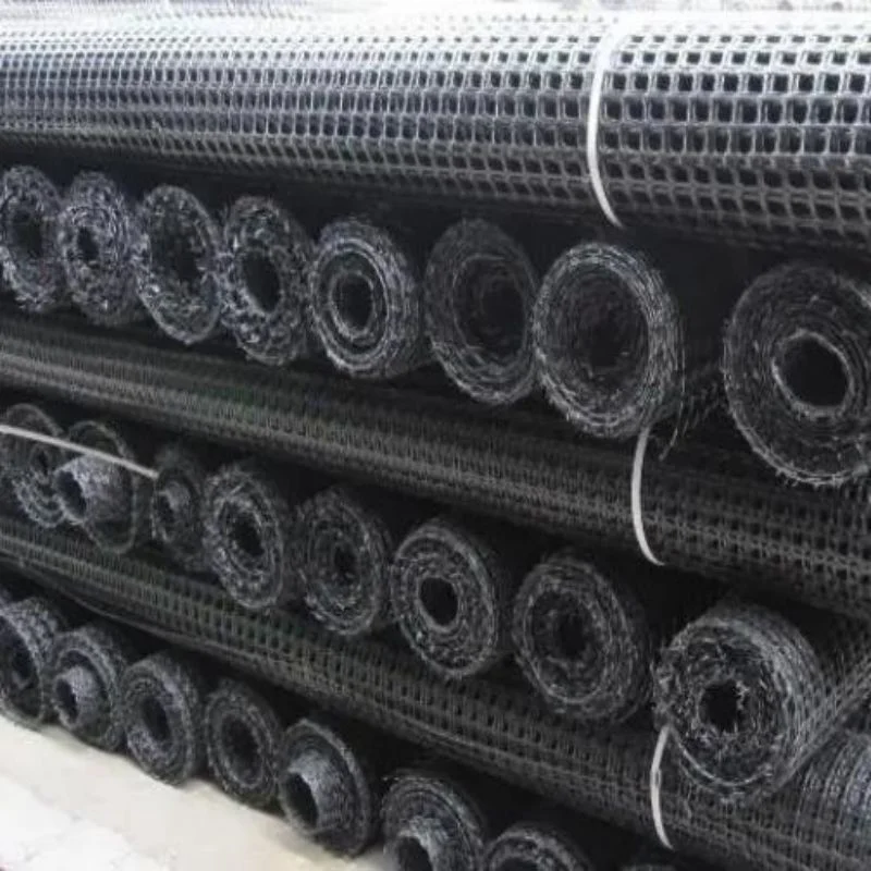 Building Material for Airport Construction with Warp Knitting Geogrid