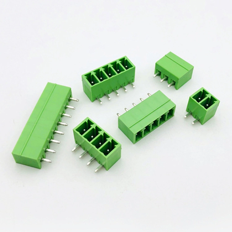 15edgvcrc-3.5mm PCB Welding Plate Straight Bend Needle Seat 2p 3p 4p 5p 6p-24p Terminal Connector Plug-in Terminal Block