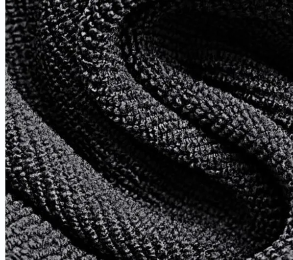 Ordinary Warp Knitting 16&prime;&prime;x27&prime;&prime; 300GSM Bleachproof Black Microfiber Hair Salon Towel