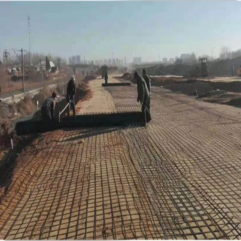 Building Material for Airport Construction with Warp Knitting Geogrid