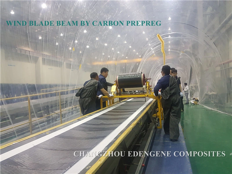 Polyester /Fiberglass Tri Directional Laid Scrim / Mesh for Wind Blade Beam by Carbon Fiber Prepreg