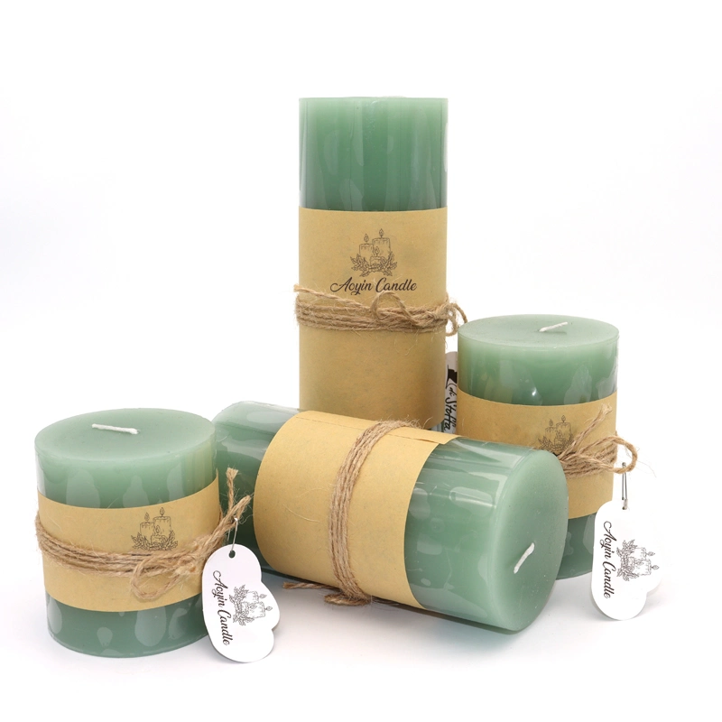 Mini Pillar Tearless Smokeless Candles Wedding Gift Candle