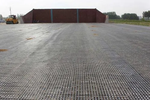 Polyester Biaxial Geogrid for for Road Basement Reinforcement