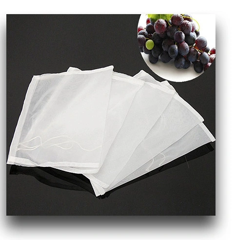 Reusable FDA Nylon / Organic Cotton / Hemp Mesh Nut Milk Filter Bag for All Purpose Food Strainer