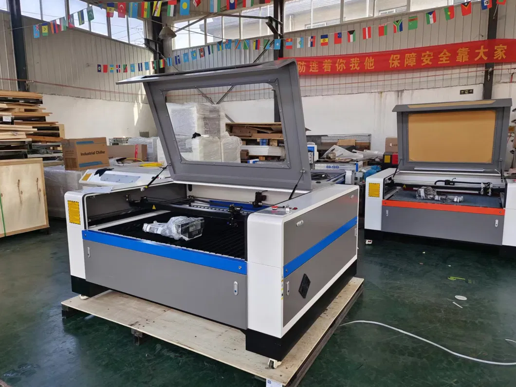 CO2 100W 300W 500W 600W Laser Cutting Engraving Machine for Plywood Wood Acrylic Leather Fabric Cloth Fiberglass Fabric Marble Stone Flc1390