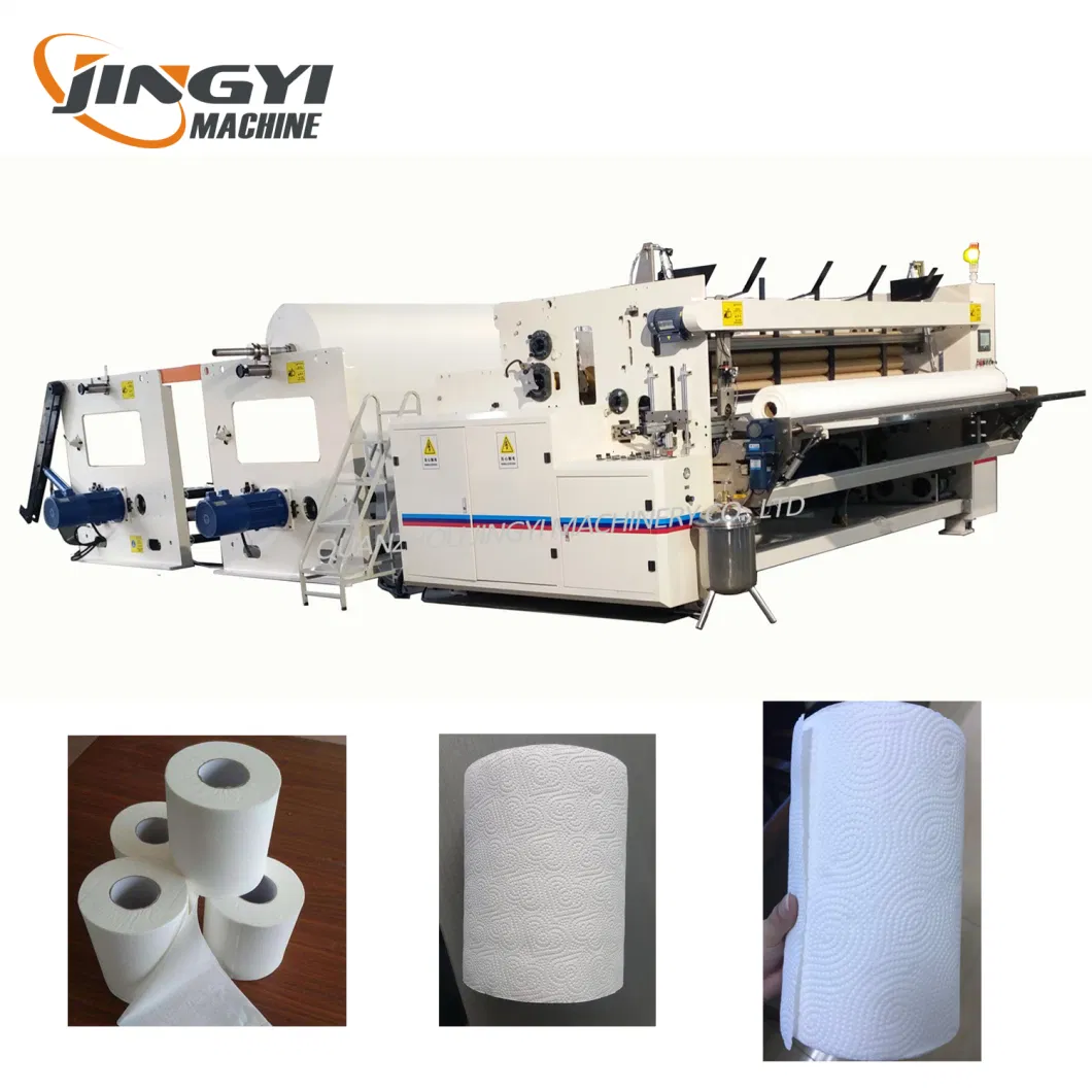 Automatic Maxi Roll Kitchen Towel Toilet Tissue Paper Making Machine