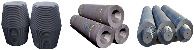 UHP 300*1800mm Carbon Graphite Electrode Block with Nipples