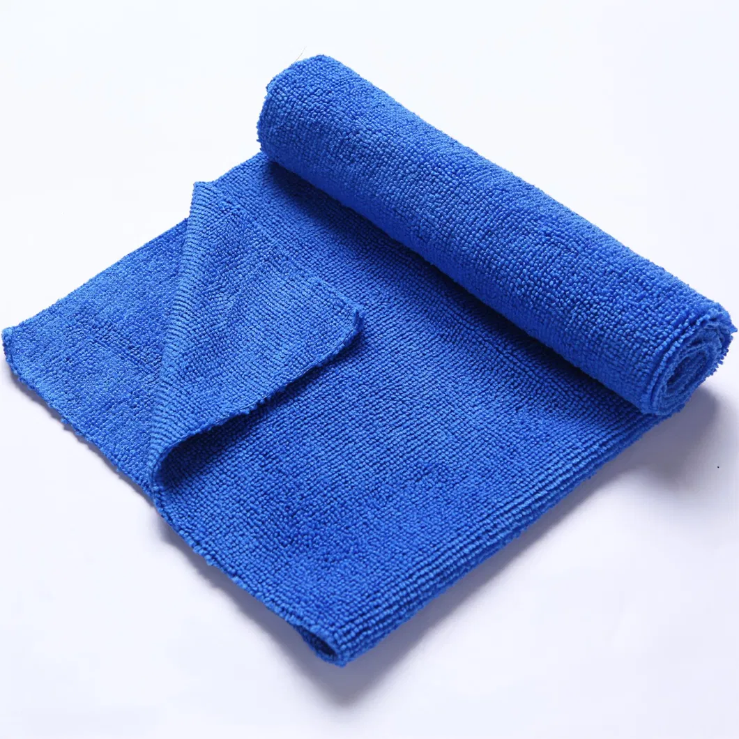 Different Weight (GSM) and Colors of Warp Microfiber Towels Customized for Cleaning and Polishing, 100% Microfiber Material with 80% Polyester, 20% Polyamide