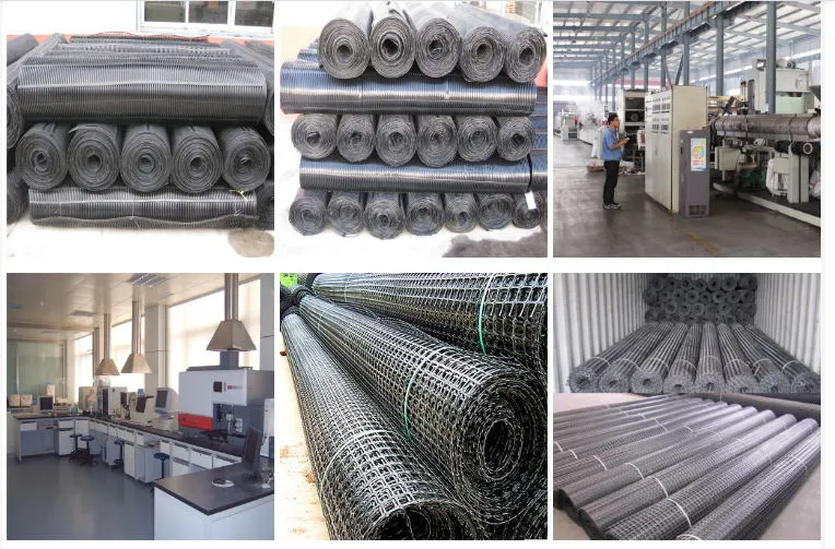 50kn Tensile Strength Steel-Plastic Biaxial Geogrid Price