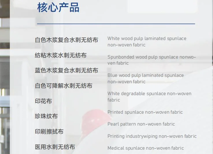 Woodpulp+Polyester Nonwoven Fabric for Industrial Wiping