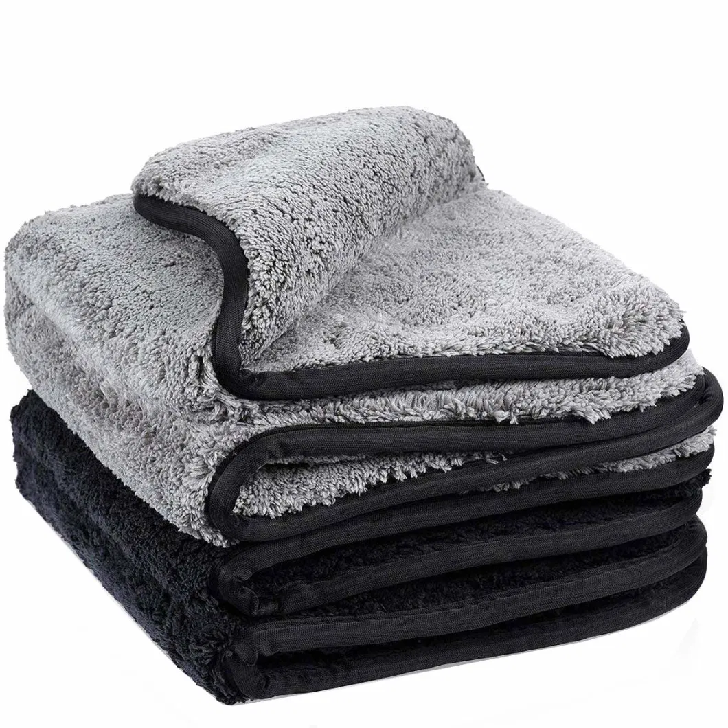 Super Soft 80 Polyester 20 Polyamide Microfiber Towel/1200GSM Microfiber Towel/16X16 Microfiber Towels
