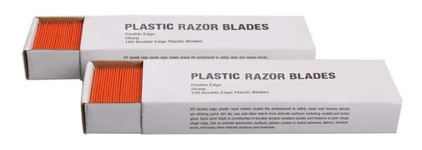 Hautine Industrial Plastic Razor Blade 40X19mm