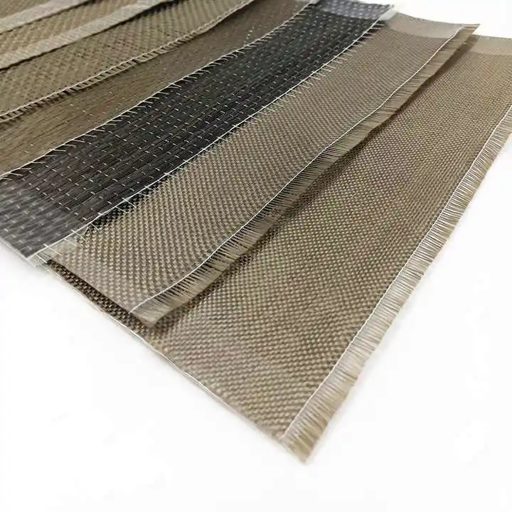 Basalt Fiber Fabrics Gram Weight 200G/M2-750G/M2 Filament Diameter 9um 13um Corrosion and High Temperature Resistance Basalt Fiber Cloth