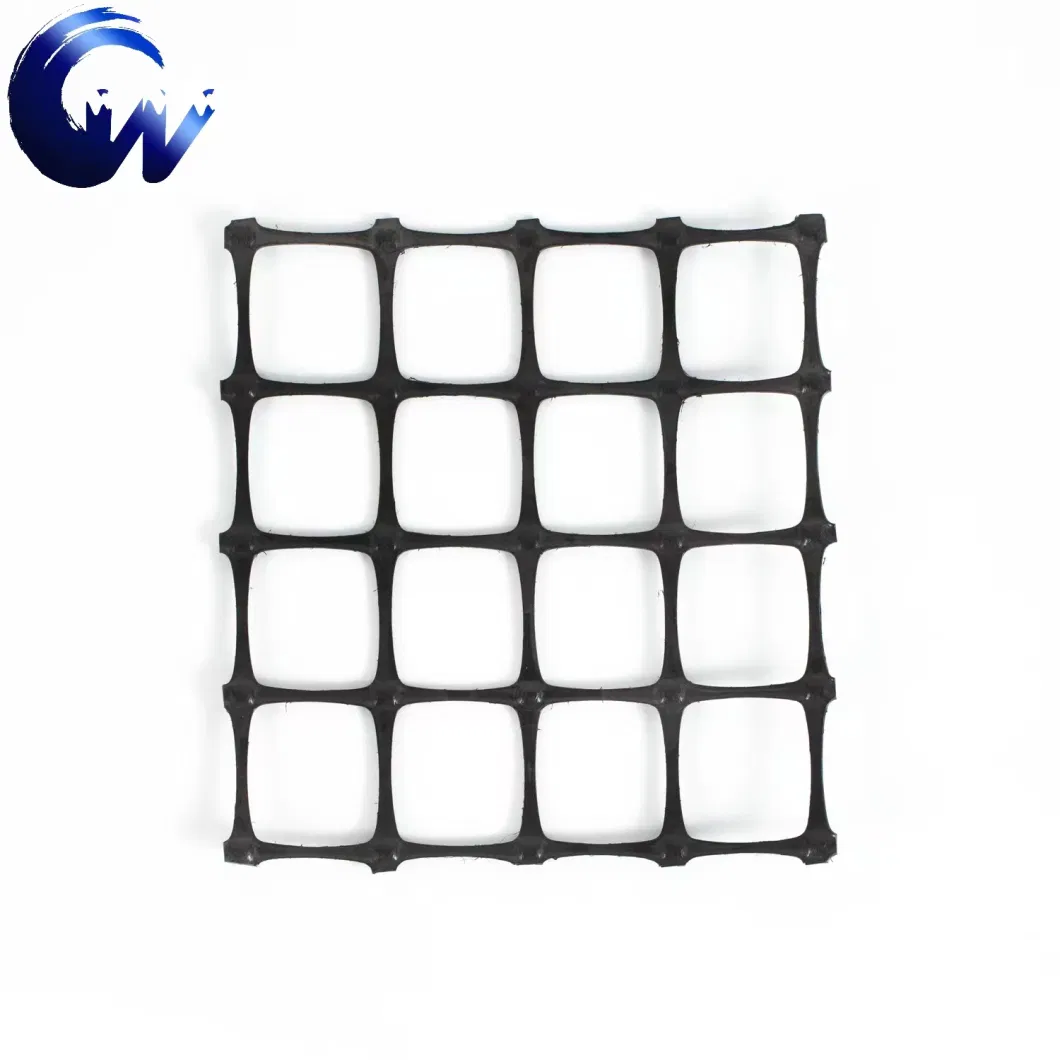 Polyester Plastic Single Double Three Directional Geogrid for Road Reinforcement