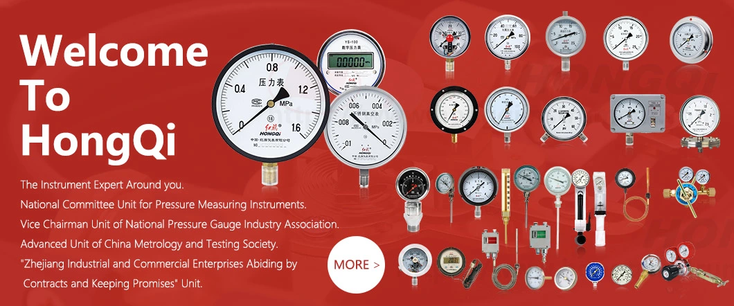 Cyw-150b Series Differential Pressure Gauge with UV Scale Mark M20X1, 5 Thread