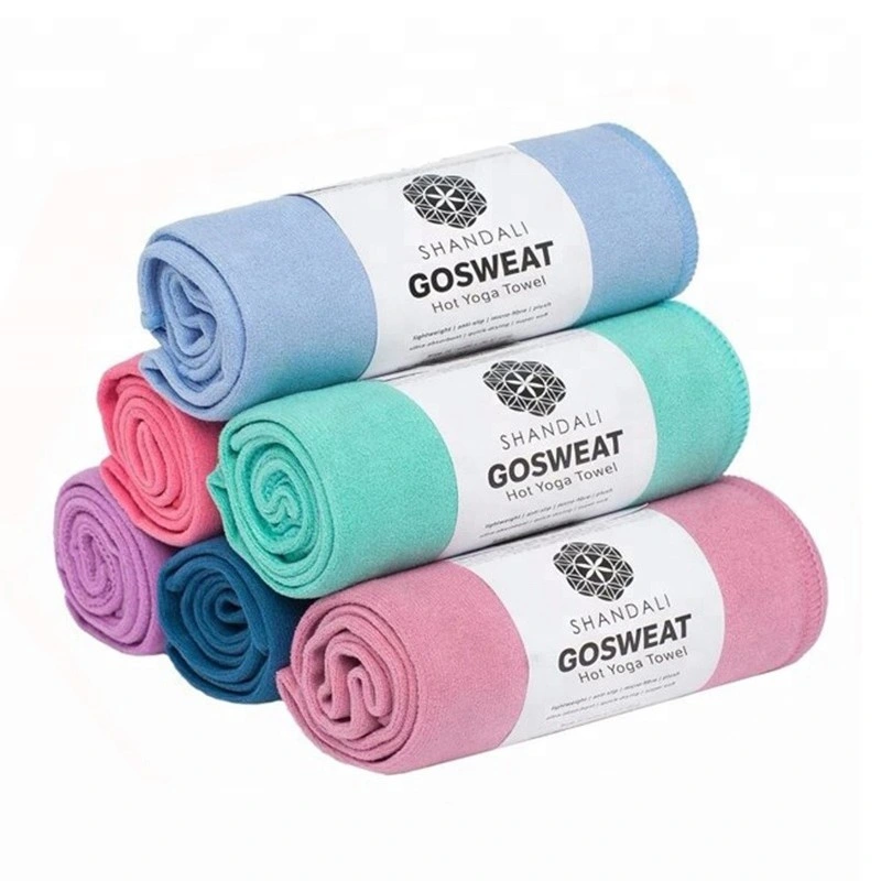 Hot Sale Non Slip Microfiber Ant Fleece Travel Sports Towel with a Cheap Price by 80% Polyester + 20% Polyamide