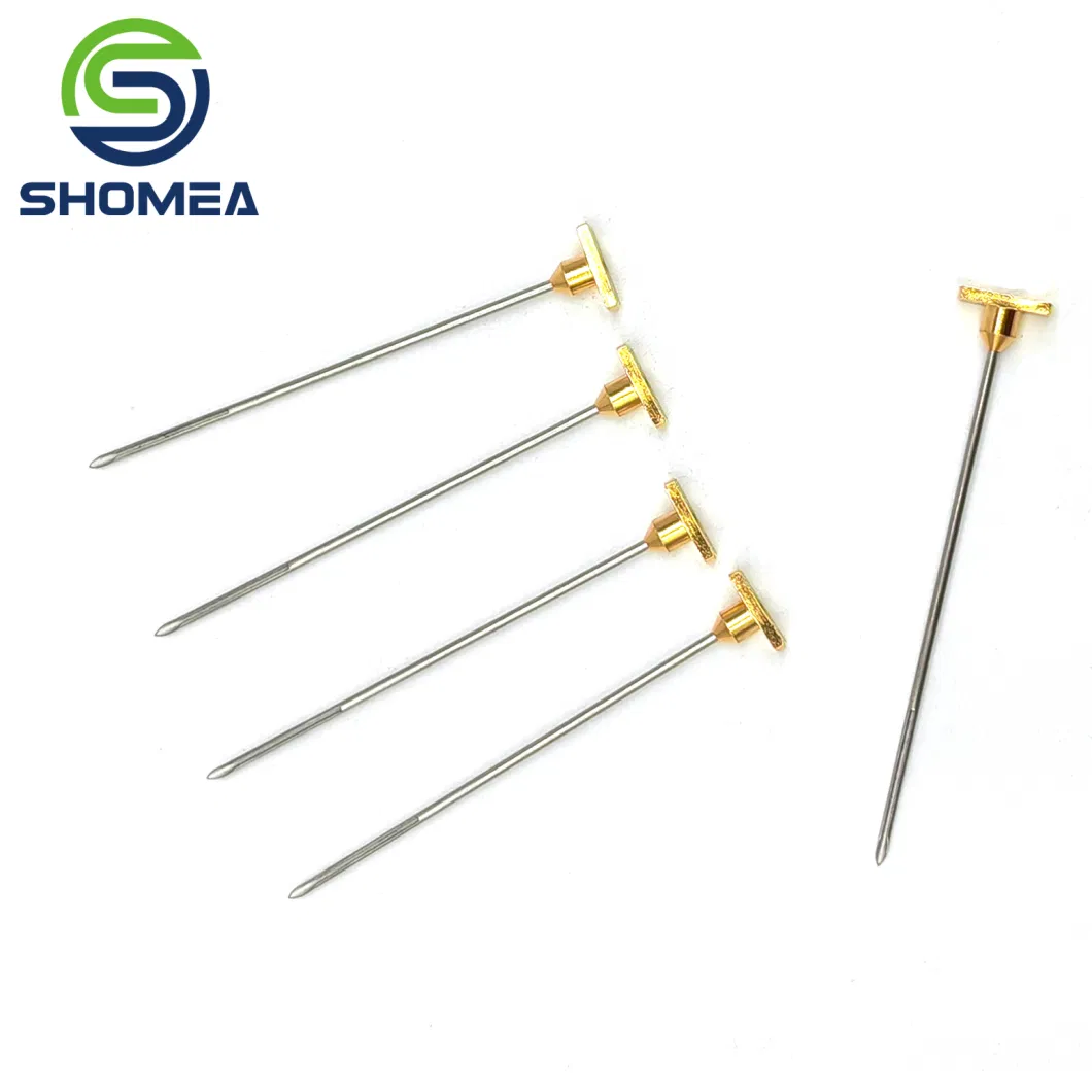 Shomea Customized 3-Sided Stainless Steel Lancet Needle with Slot
