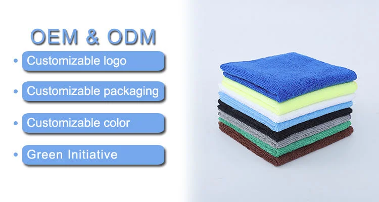 Microfiber Cloth 30X30 Micro Fibre Towel 30X60 Microfiber Cleaning Cloths for Car/Kitchen