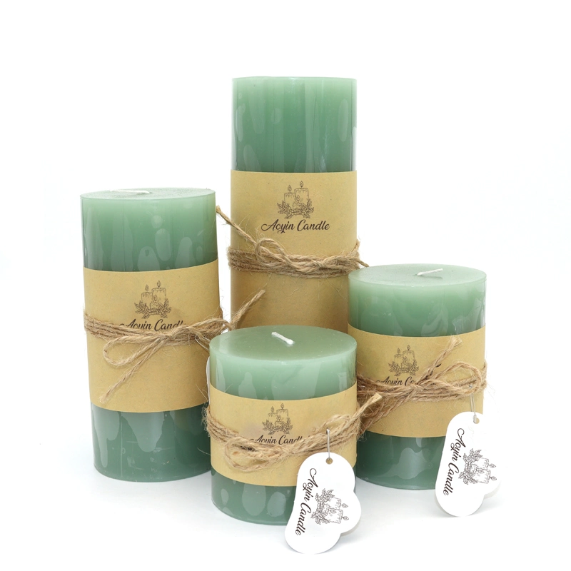 Mini Pillar Tearless Smokeless Candles Wedding Gift Candle