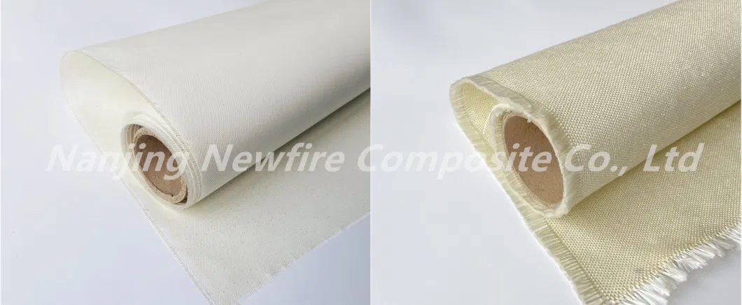 Excellent Tensile Strength Vermiculite Coated Texturized Glass Fabric Industrial Fire/Flame Retardant Heat Resistant Cloth