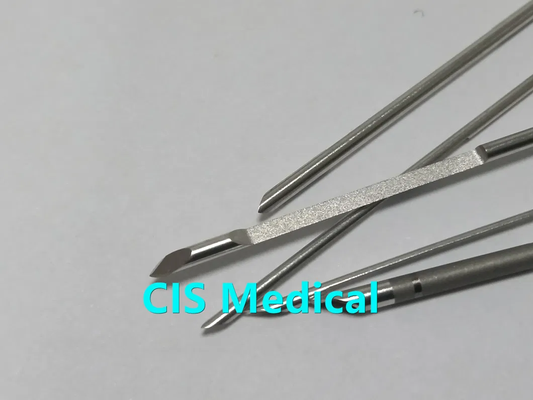 Disposable Stainless Steel Core Tissue Sampling Custom Biopsy Puncture Needle for Hospital