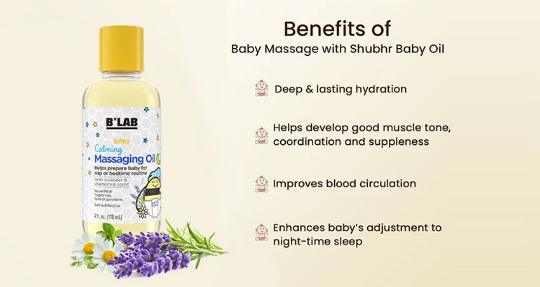 Baby Care Oil Private Label Organic Tear Free Baby&prime;s Skin Care for Body Care Massage Oil Moisture Baby Essential Oil Tearless Formula