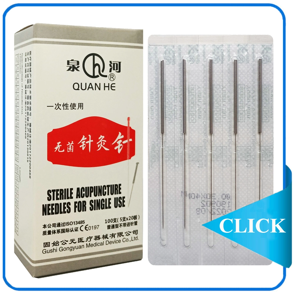 Chinese Traditional Disposable Wholesale Acupuncture Dry Needle Single Use with Guide Tube