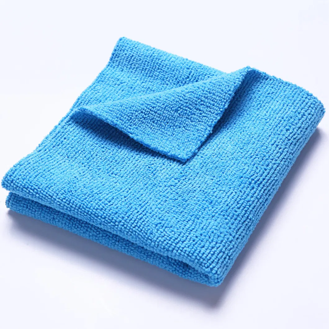 Different Weight (GSM) and Colors of Warp Microfiber Towels Customized for Cleaning and Polishing, 100% Microfiber Material with 80% Polyester, 20% Polyamide
