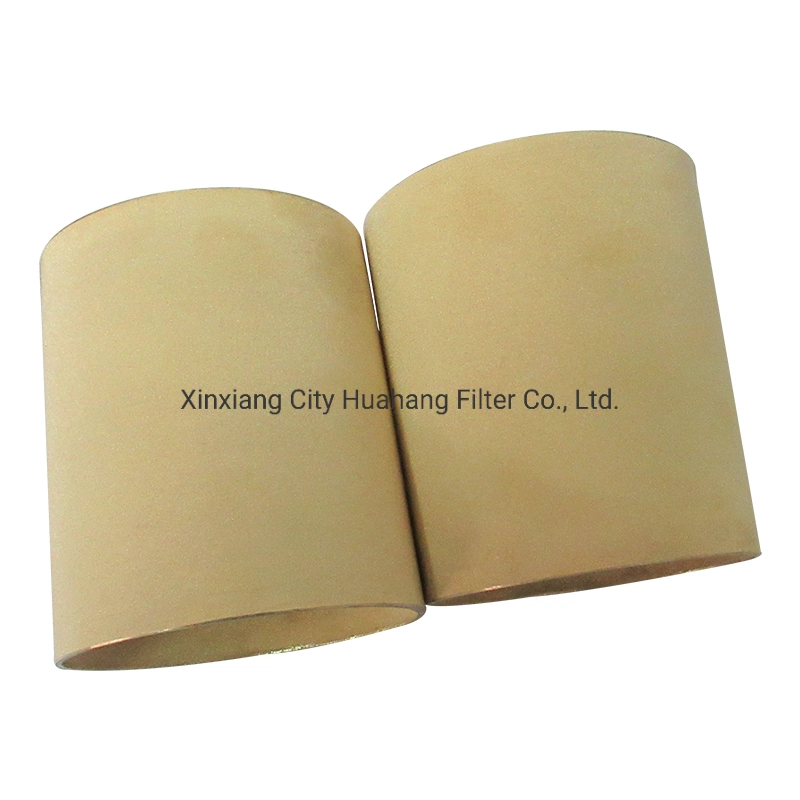 Textile High pressure backwash oil filter Sintered Mesh With Perforated brozen Metal filter