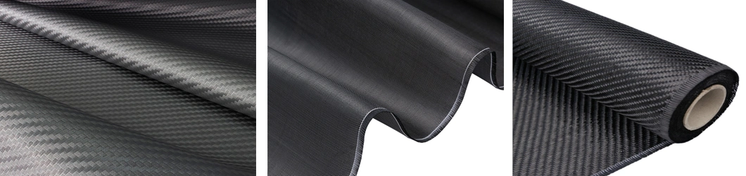 High Strength Industrial 2*2 3K 200g 210g 240g Twill or Plain Carbon Fiber Cloth Roll Carbon Fiber Fabric