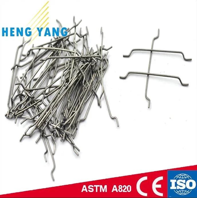 406 Cold Drawn Wavy Steel Fiber for Industrial Furnace/Industry Kiln