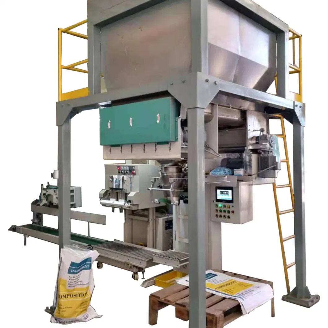 Wet Material Feed Weighing Multi-Function Packing Machine Suits Powder