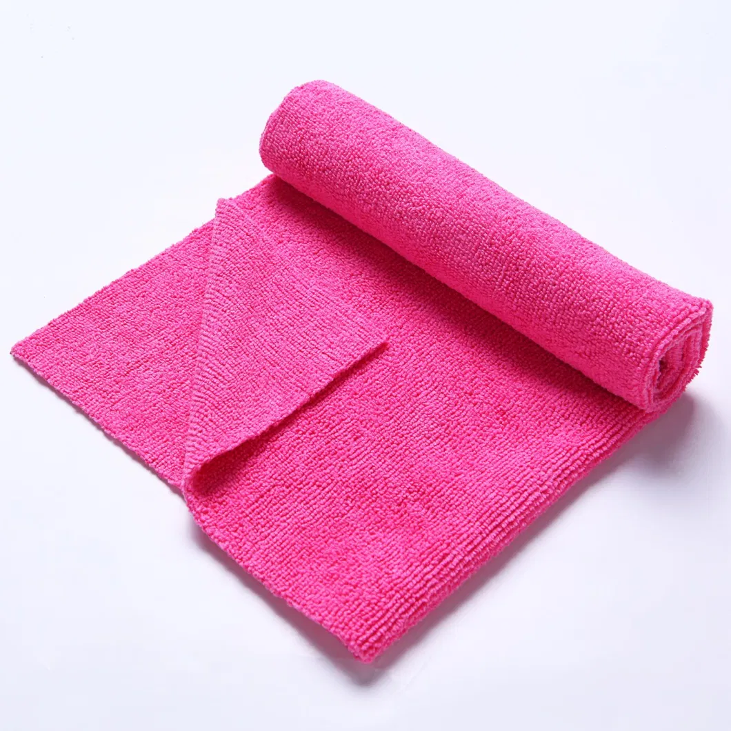 Customized Colors and Sizes of Ultrasonic Warp Knitting Microfiber Towels for Different Cleaning Applications